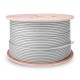 AISENS Cable de Red RJ45 Cat.6 UTP Rigido AWG23 CCA (Aleacion), Gris, 500m