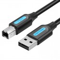 Vention Cable USB 2.0 Impresora COQBG/ USB Tipo-B Macho - USB Macho/ 1.5m/ Negro