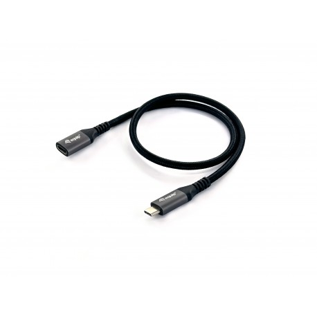 Equip 128370 cable USB 0,5 m USB 3.2 Gen 2 (3.1 Gen 2) USB C Negro