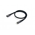 Equip 128370 cable USB 0,5 m USB 3.2 Gen 2 (3.1 Gen 2) USB C Negro