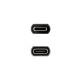 Nanocable Cable Prolongador USB-C 3.2 Gen2x2 20Gbps 3A, 4K/60Hz, USB-C/M-USB-C/H, Negro, 2 m