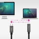 Nanocable Cable Prolongador USB-C 3.2 Gen2x2 20Gbps 3A, 4K/60Hz, USB-C/M-USB-C/H, Negro, 2 m