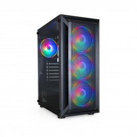 TooQ Caja Semitorre Gaming Ragnärok, Negra