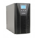 Gembird EG-UPSO-2000 sistema de alimentación ininterrumpida (UPS) Doble conversión (en línea) 2 kVA 1800 W 5 salidas AC