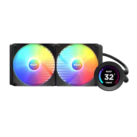 NZXT Kraken Elite 280 RGB Procesador Sistema de refrigeración líquida todo en uno 14 cm Negro 1 pieza(s)