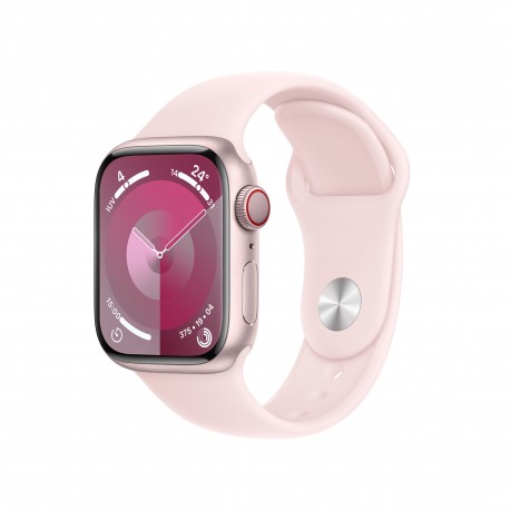 Apple Watch Series 9 41 mm Digital 352 x 430 Pixeles Pantalla táctil 4G Rosa Wifi GPS (satélite)