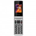 Telefono movil myphone tango lte black - silver -  2.4pulgadas -  2mpx -  4g - negro y plateado