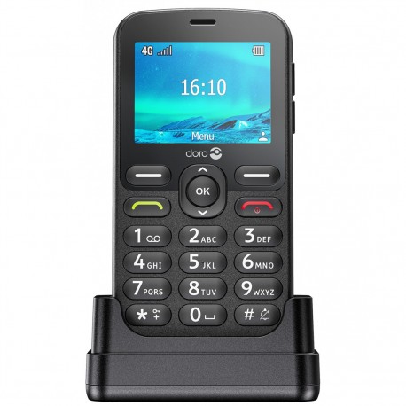 Telefono movil doro 1880 black - 2.4pulgadas - 4g - color negro