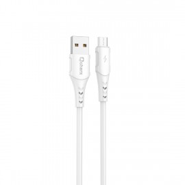 Cable qcharx lisbon usb a lightning 3a - 1 m - pvc blanco