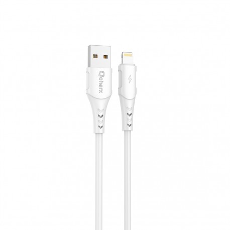 Cable qcharx lisbon usb a tipo c 3a - 1 m - pvc blanco