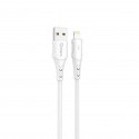 Cable qcharx lisbon usb a tipo c 3a - 1 m - pvc blanco