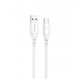 Cable qcharx lisbon usb a micro 24a - 1 m - pvc blanco