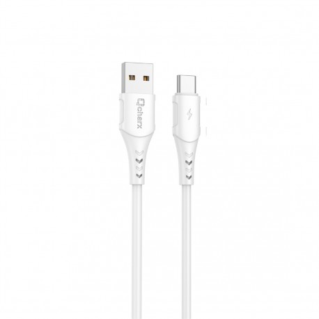 Cable qcharx lisbon usb a micro 24a - 1 m - pvc blanco