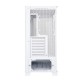 ABYSM Danube Sava H500 White Escritorio Transparente, Blanco