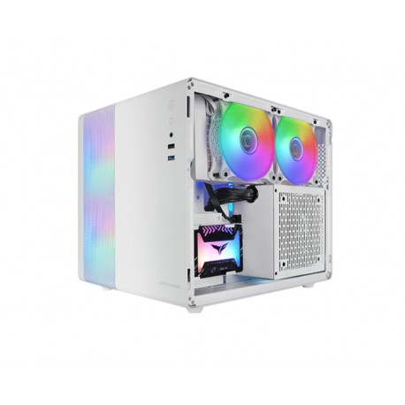 CAJA MINITORRE MICROATX MC400 BLANCO MARS GAMING