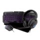 Deep Gaming Pack gaming DeepX-Wing 2 teclado Ratón incluido USB QWERTY Español Negro