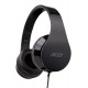 Acer AHW115 Auriculares Alámbrico Diadema Llamadas/Música Negro