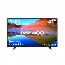 Tv daewoo 43pulgadas qled 4k uhd - 43dm62qa - android tv