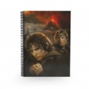 Libreta efecto 3d frodo y sam el seor de los anillos