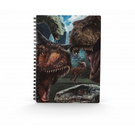 Libreta sd toys efecto 3d selfie jurassic world