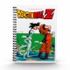 Libreta efecto 3d frieza vs goku dragon ball z