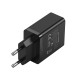 Vention Cargador de Pared FBAB0-EU/ 2xUSB/ 18W/ Negro