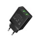 Vention Cargador de Pared FBAB0-EU/ 2xUSB/ 18W/ Negro