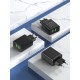 Vention Cargador de Pared FBAB0-EU/ 2xUSB/ 18W/ Negro