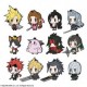 Set 12 colgantes de goma square enix final fantasy vii extended edition