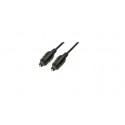 DCU Advance Tecnologic 307530 cable de fibra optica 3 m TOSLINK Negro