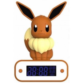 Lampara led reloj despertador teknofun madcow entertainment pokemon eevee 20 cm