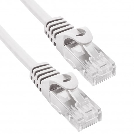 Phasak Cable de Red Cat.6 UTP Solido CCA Cat.6 UTP Gris 0.50M