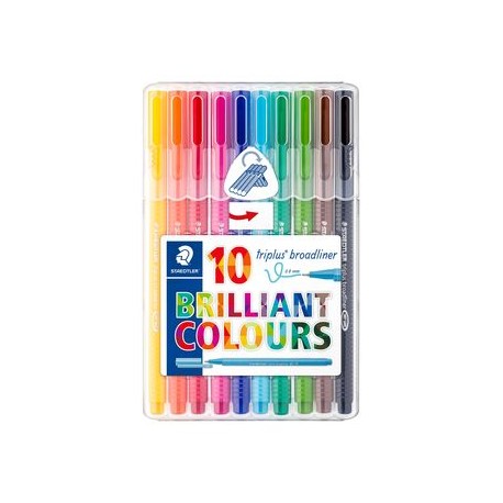 Staedtler 338 SB10 rotulador Multicolor 10 pieza(s)