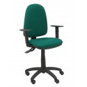 Silla Tribaldos verde con brazos regulables