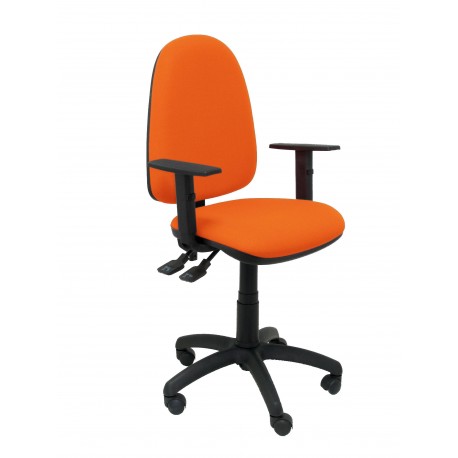 Silla Tribaldos naranja con brazos regulables