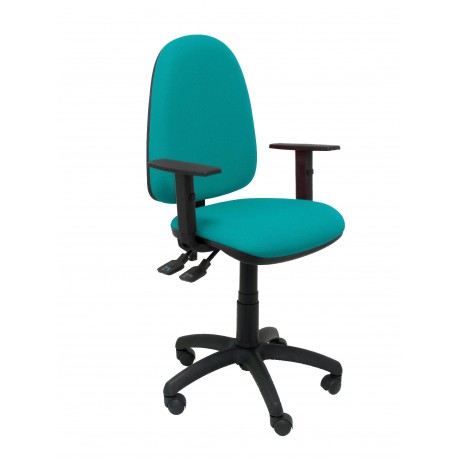 Silla Tribaldos verde con brazos regulables