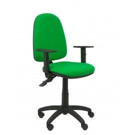 Silla Tribaldos verde con brazos regulables