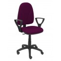 Silla Algarra bali morado brazos fijos