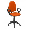 Silla Algarra bali naranja brazos fijos