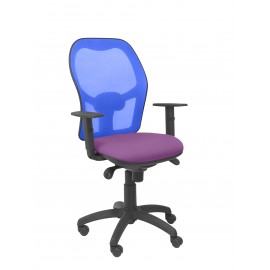 Silla Jorquera malla azul asiento bali lila