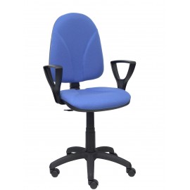 Silla Algarra bali azul claro brazos fijos