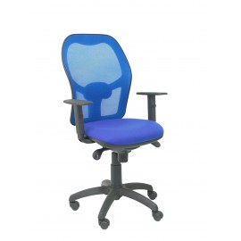 Silla Jorquera malla azul asiento bali azul