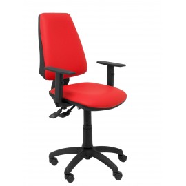 Silla Elche sincro similpiel rojo con brazo regulable