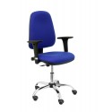 Silla Socovos bali azul brazos regulables cromado