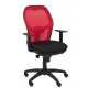 Silla Jorquera malla roja asiento bali negro