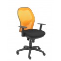 Silla Jorquera malla naranja asiento bali negro