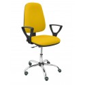 Silla Socovos bali amarillo brazos fijos