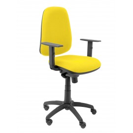 Silla Tarancón bali amarillo con brazos regulables