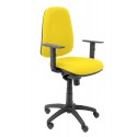 Silla Tarancón bali amarillo con brazos regulables