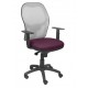 Silla Jorquera malla gris asiento bali morado